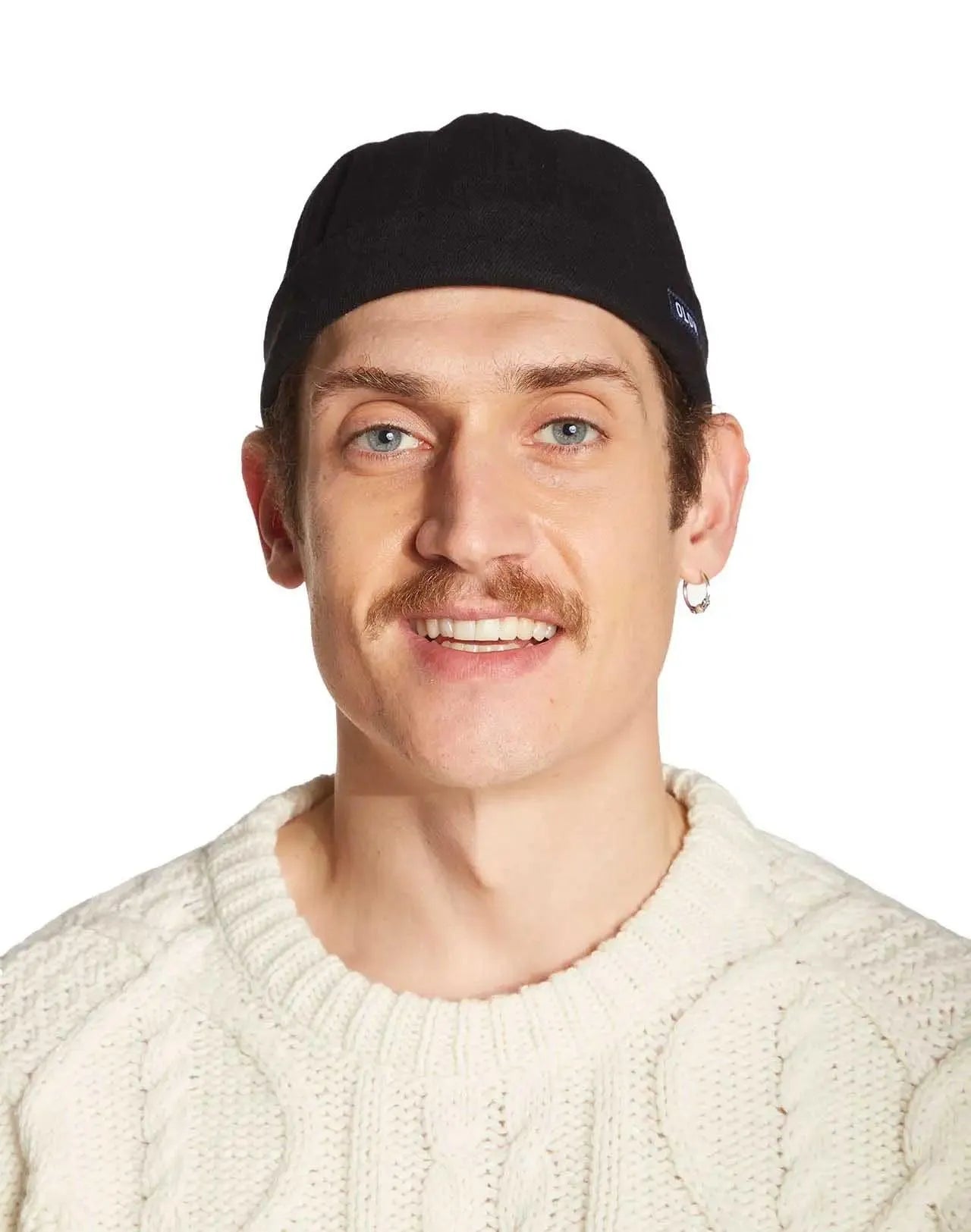 Gorro Beanie Olow Black Denim - ECRU