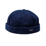 Gorro Beanie Olow Blue Denim - ECRU