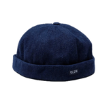 Gorro Beanie Olow Blue Denim - ECRU