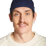 Gorro Beanie Olow Blue Denim - ECRU