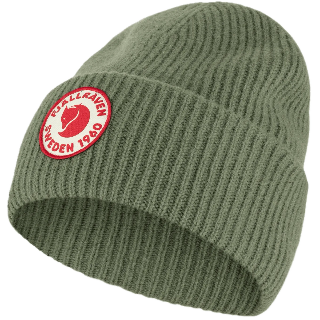 Gorro Fjallraven Kanken Logo 1960 Caper Green - ECRU
