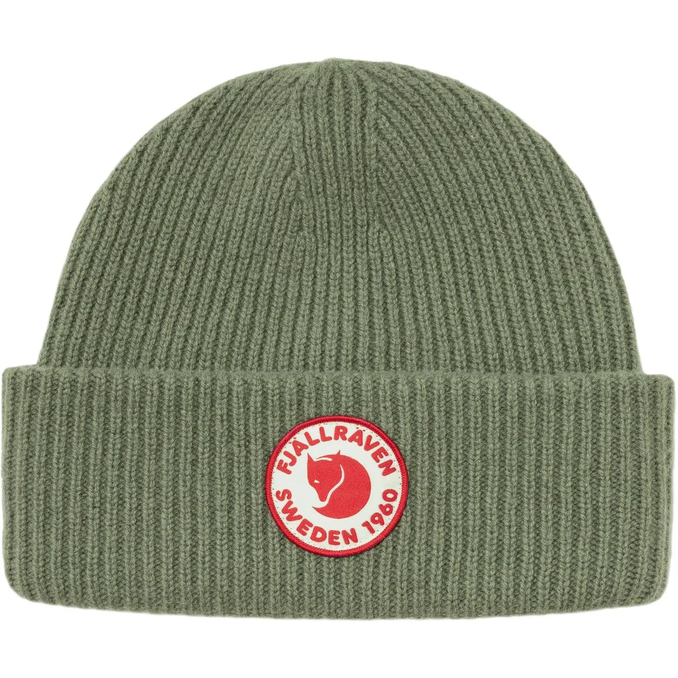 Gorro Fjallraven Kanken Logo 1960 Caper Green - ECRU