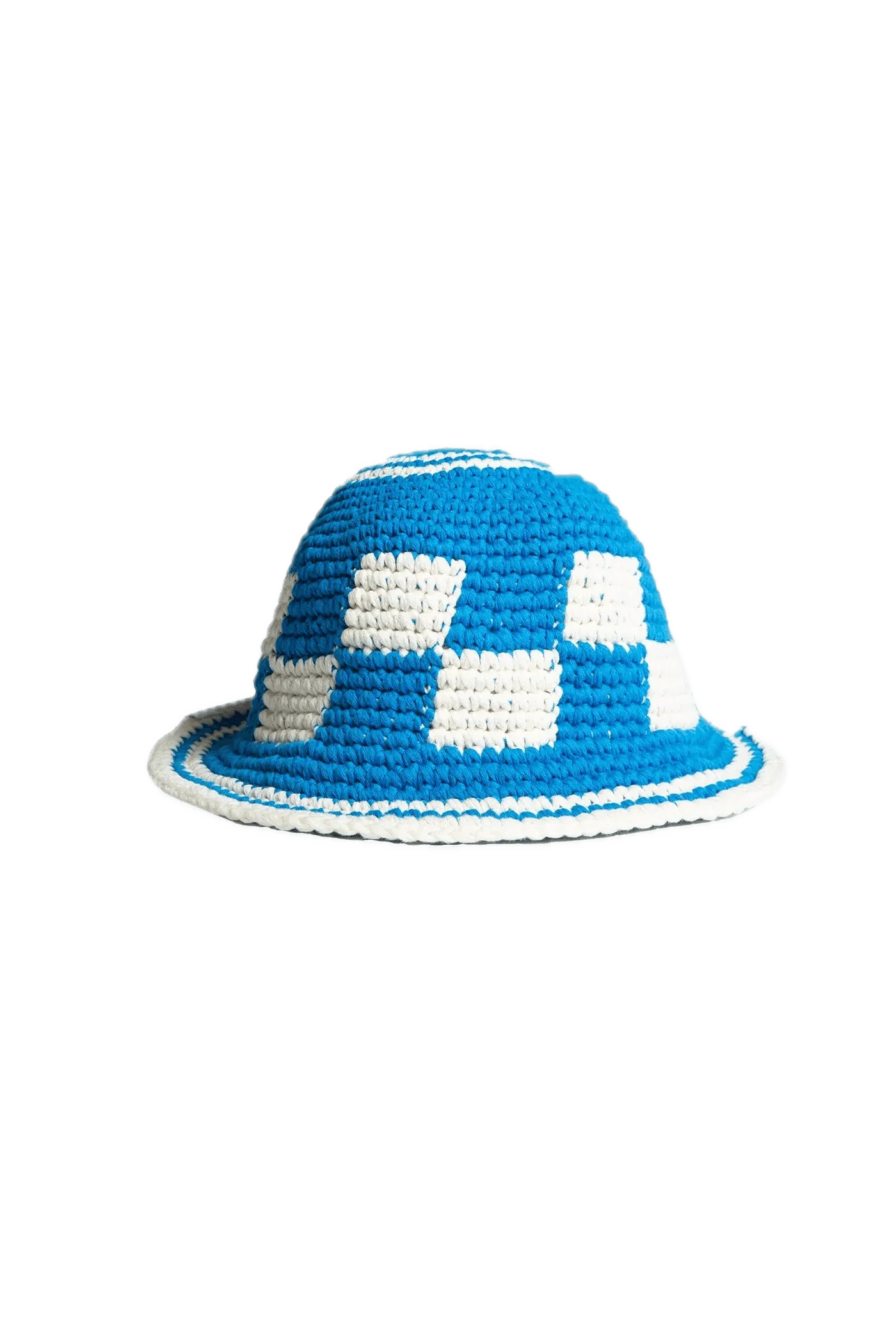 Gorro Florist Plain Blue - ECRU