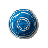 Gorro Florist Plain Blue - ECRU