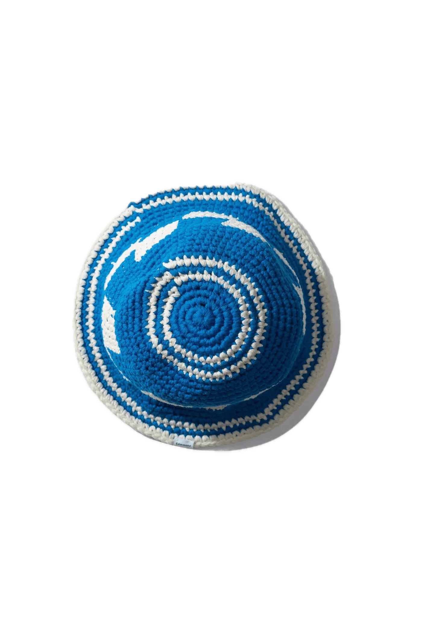 Gorro Florist Plain Blue - ECRU