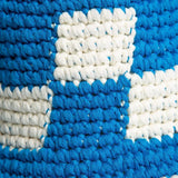 Gorro Florist Plain Blue - ECRU