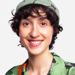 Gorro Olow Mikiki Sage Green - ECRU