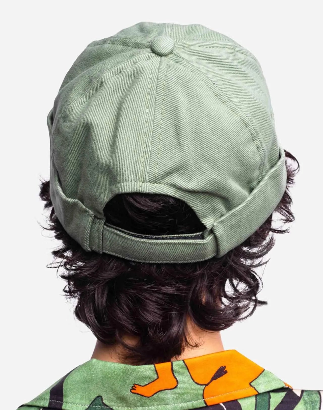 Gorro Olow Mikiki Sage Green - ECRU