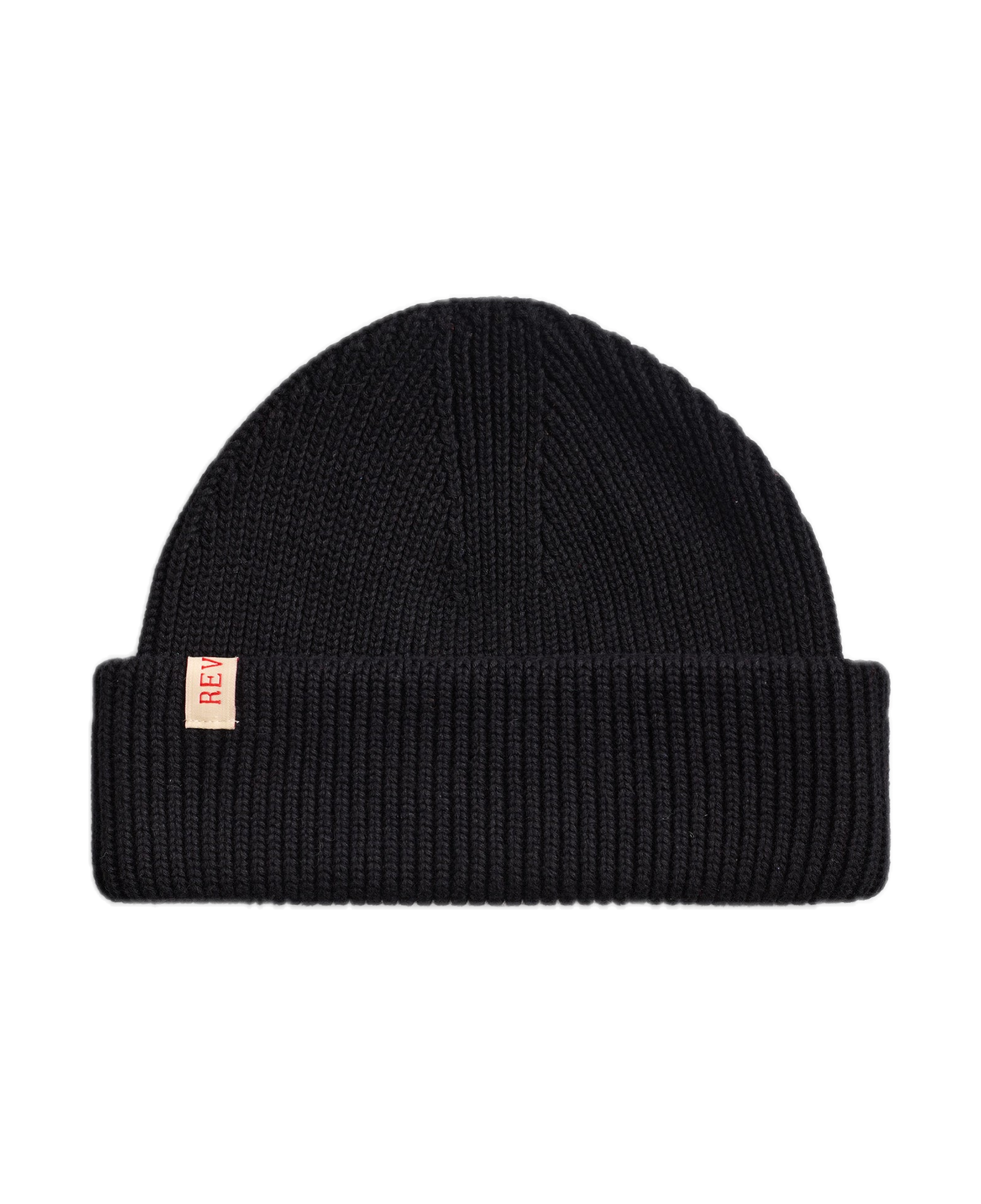 Gorro REVOLUTION Fisherman Beanie Negro, flat frontal