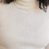 Jersey TWOTHIRDS Grabow Whales Ecru