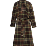 Abrigo SALSA JEANS Paño Grace con Cinturón Medium Brown