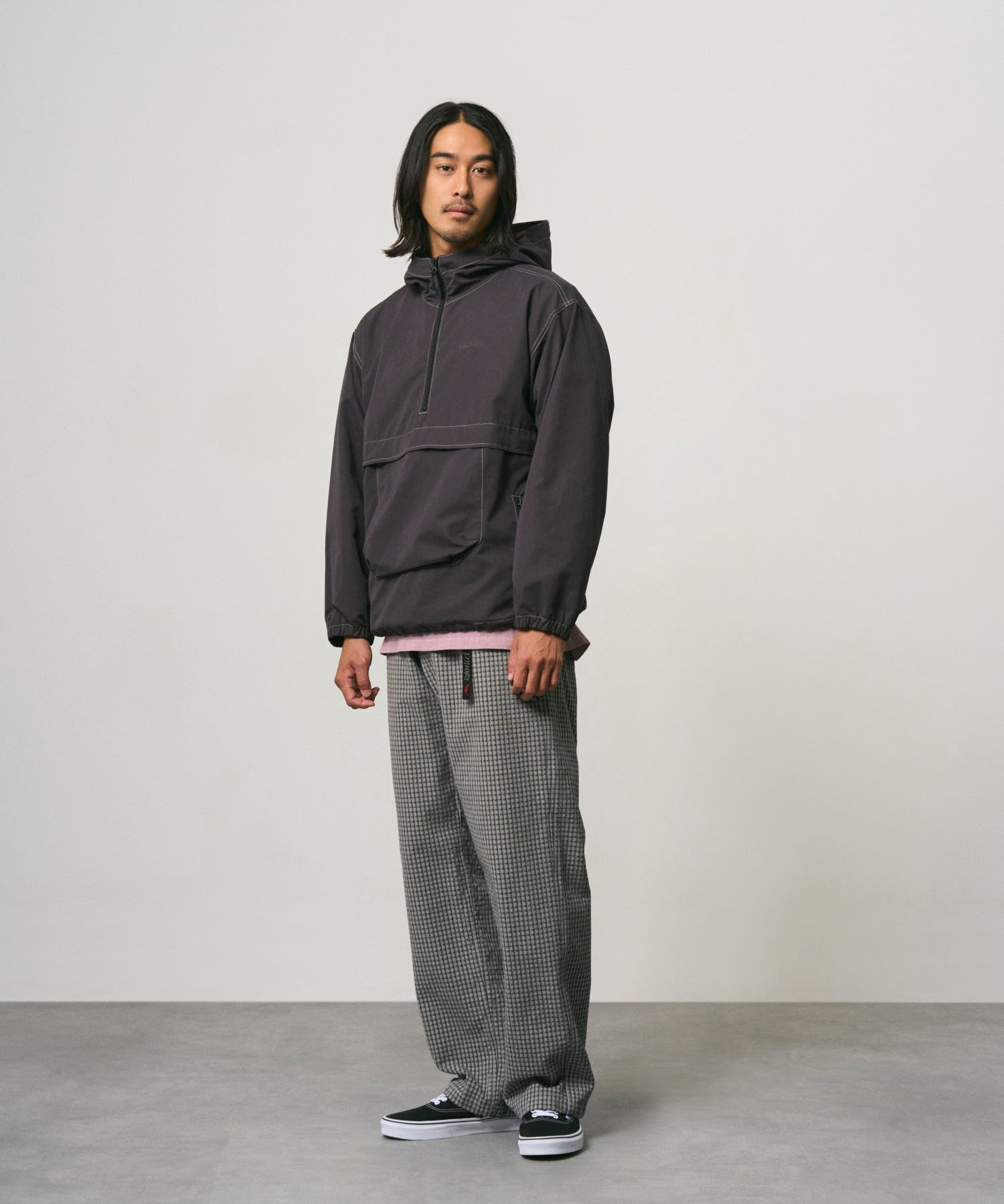 Pantalón GRAMICCI Dobby Plaid G-Pant Straight Fit Stone vista 5