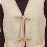 Chaleco Corto VERO MODA Oatmeal Claro