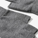 Guantes sin dedos TIFFOSI Dallas grises — detalle del tejido y acabado