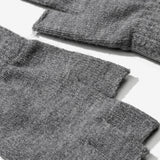Guantes sin dedos TIFFOSI Dallas grises — detalle del tejido y acabado