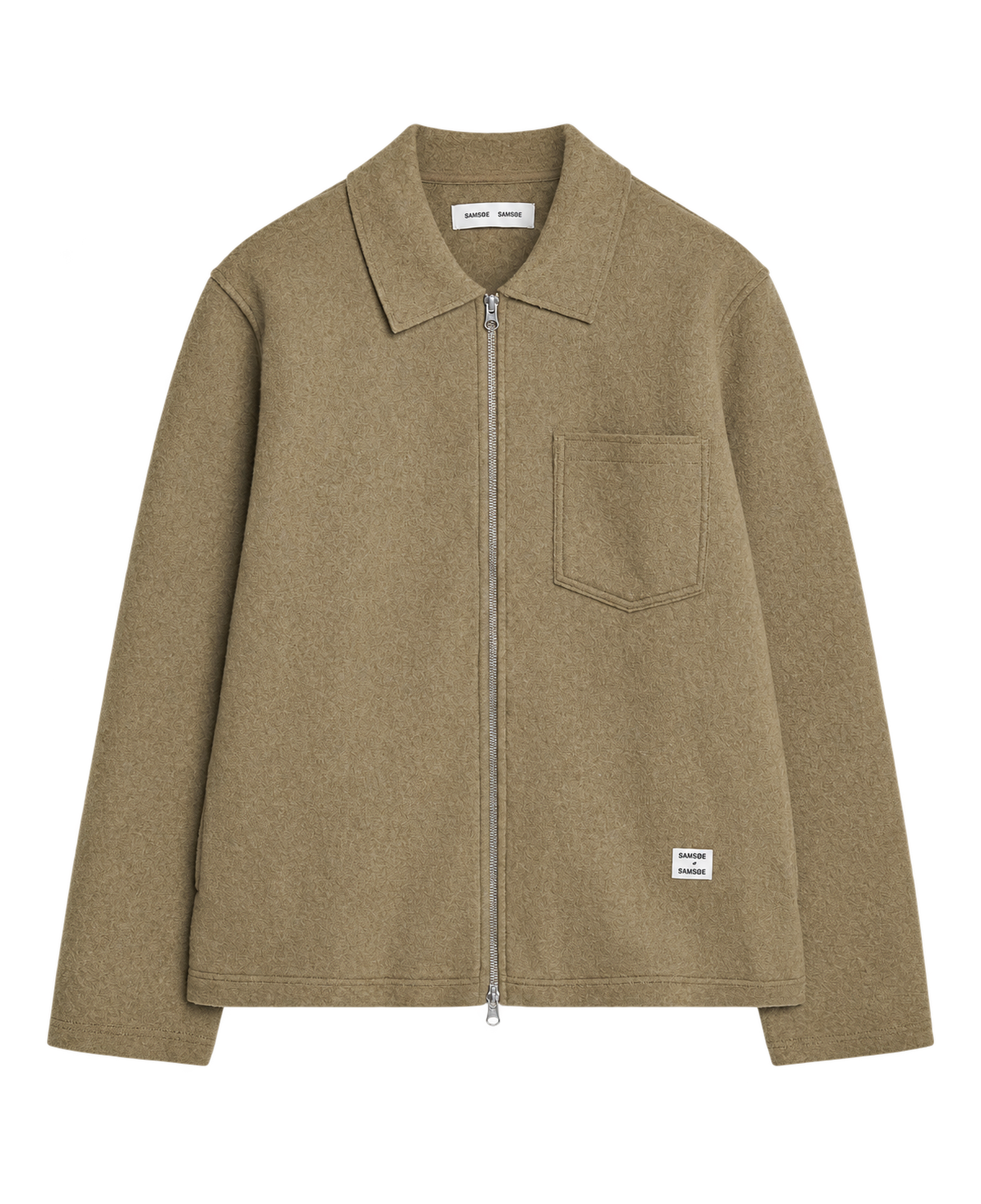 Chaqueta SAMSØE SAMSØE Hannes Full Zip Lead Gray
