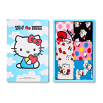 Pack de 6 calcetines HAPPY SOCKS Hello Kitty — caja y calcetines, fotografía original sin fondo