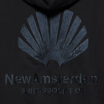 NEW AMSTERDAM Logo Hoodie Black Night Sky detalle 1