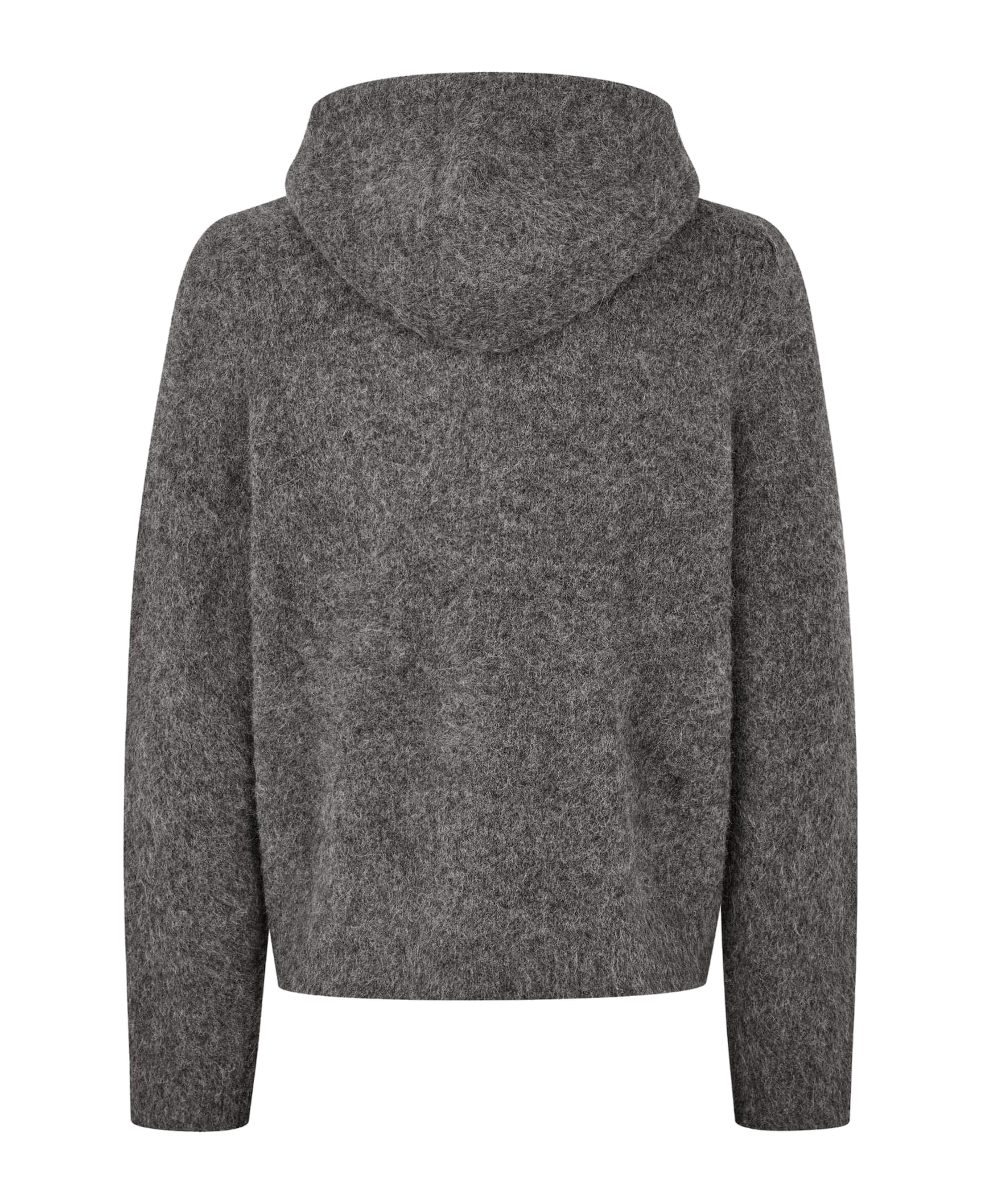 Sudadera SAMSØE SAMSØE Sajob Hoodie 15425 Dark Grey Mel. — espalda