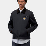 Chaqueta CARHARTT WIP Detroit Jacket Winter Dark Navy Black Rigid look completo