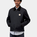 Chaqueta CARHARTT WIP Detroit Jacket Winter Dark Navy Black Rigid look completo