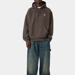 Sudadera CARHARTT WIP Hooded Vista Tobacco Garment Dyed look completo
