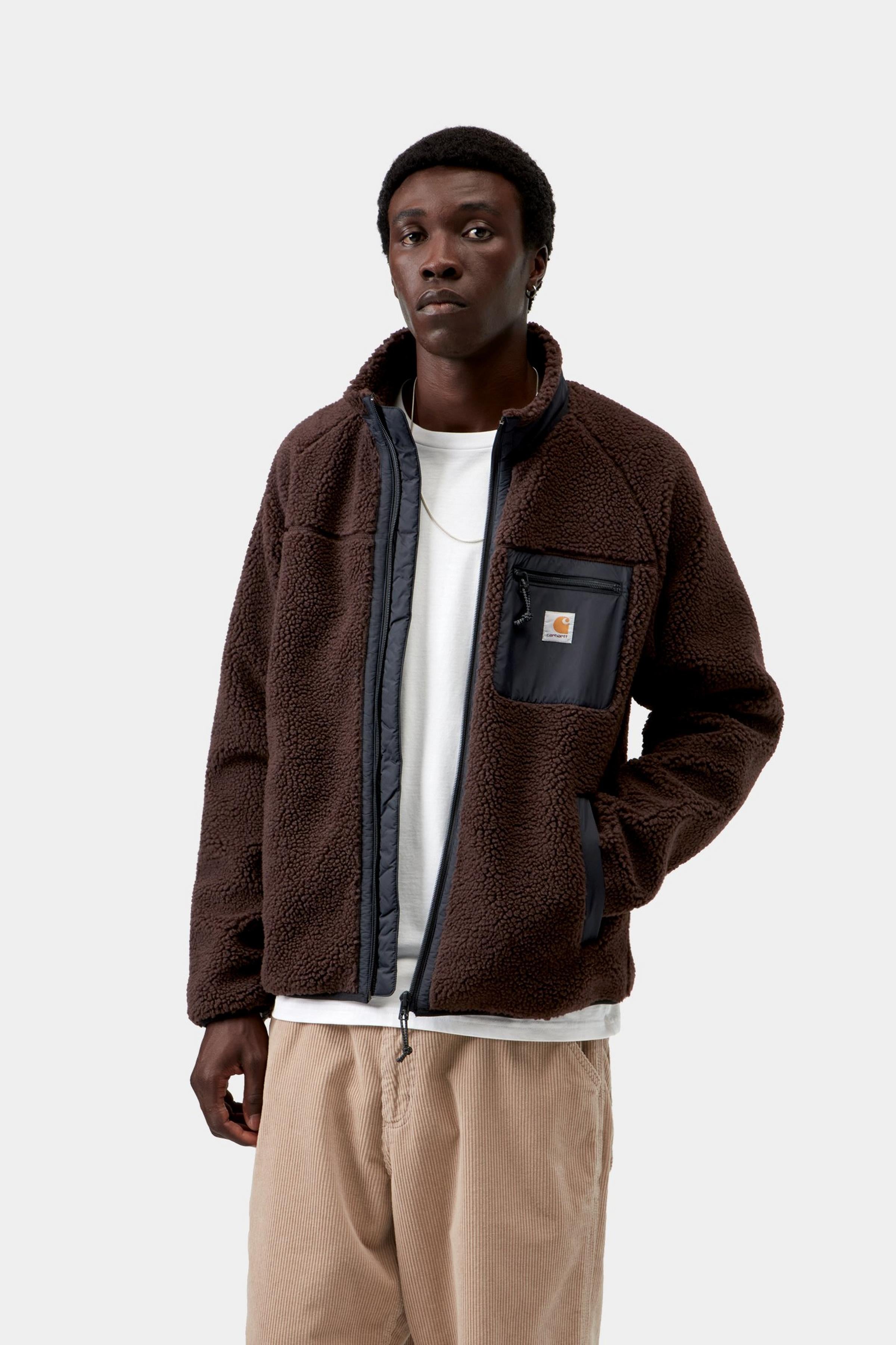 Chaqueta CARHARTT WIP Prentis Liner Palisander Black en modelo
