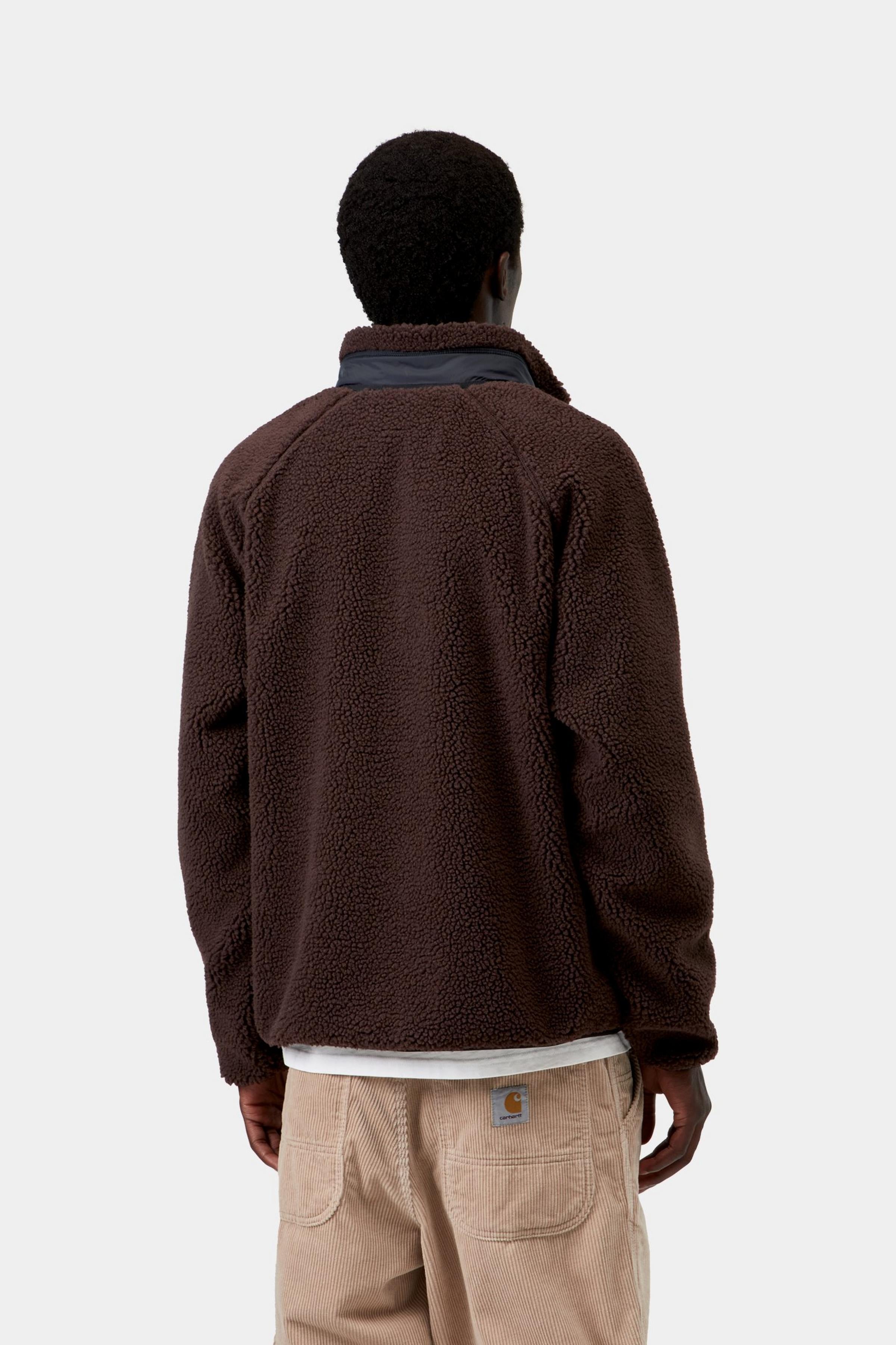 Chaqueta CARHARTT WIP Prentis Liner Palisander Black vista trasera en modelo