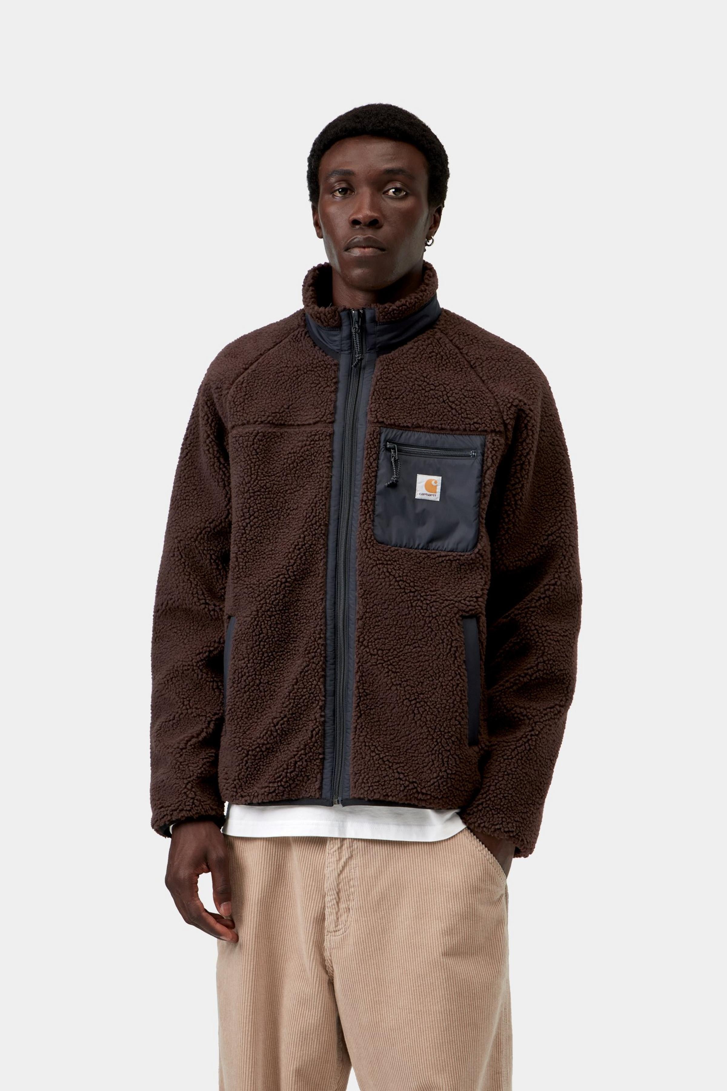 Chaqueta CARHARTT WIP Prentis Liner Palisander Black look completo