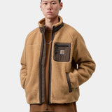 Chaqueta CARHARTT WIP Prentis Liner WIP Dusty H Tobacco en modelo