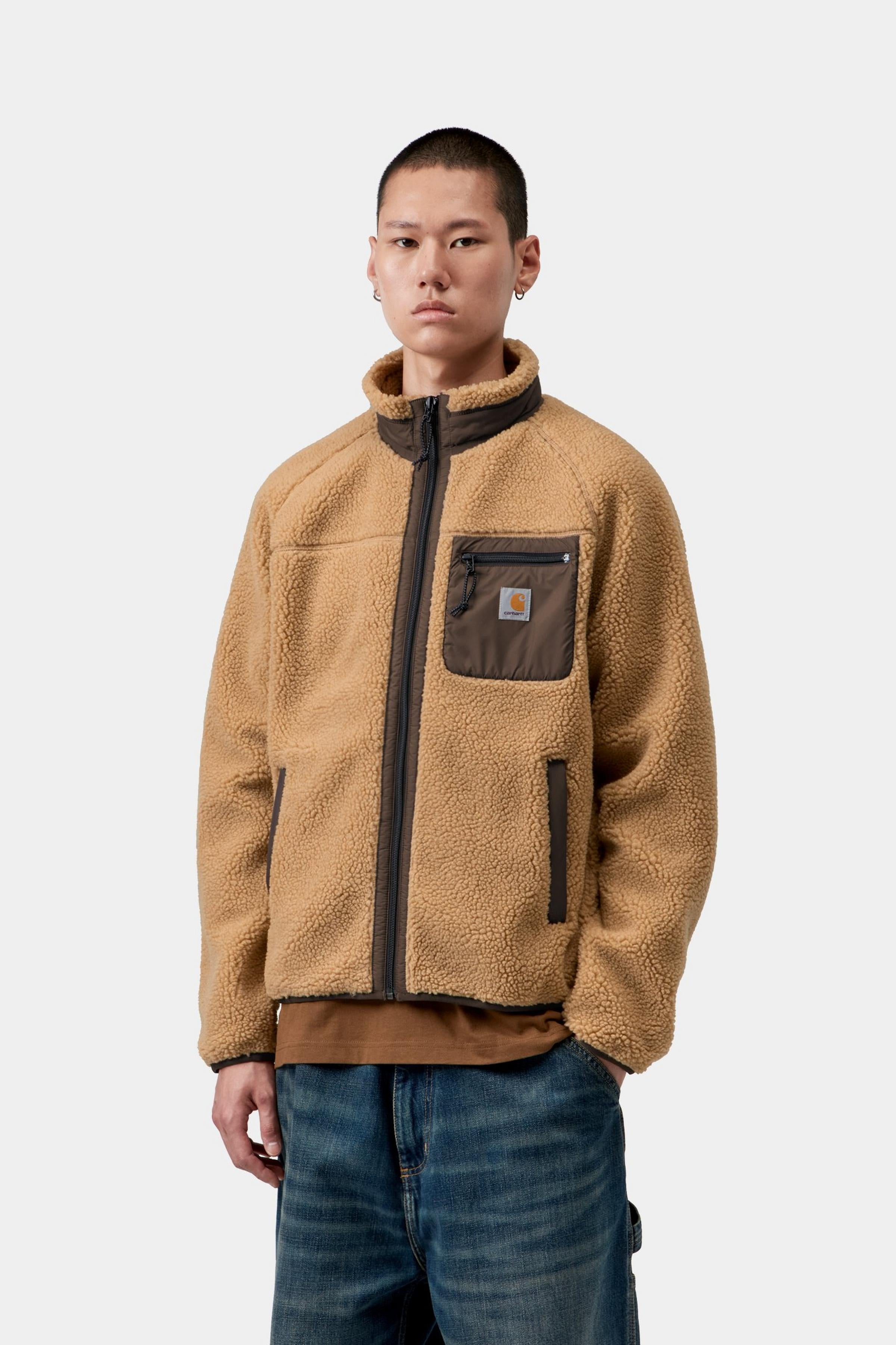 Chaqueta CARHARTT WIP Prentis Liner WIP Dusty H Tobacco look completo