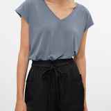 Top VERO MODA Filli Stormy weather Dark Grey