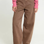 Vaqueros ICHI Blich Brown Washed - look