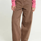 Vaqueros ICHI Blich Brown Washed - look