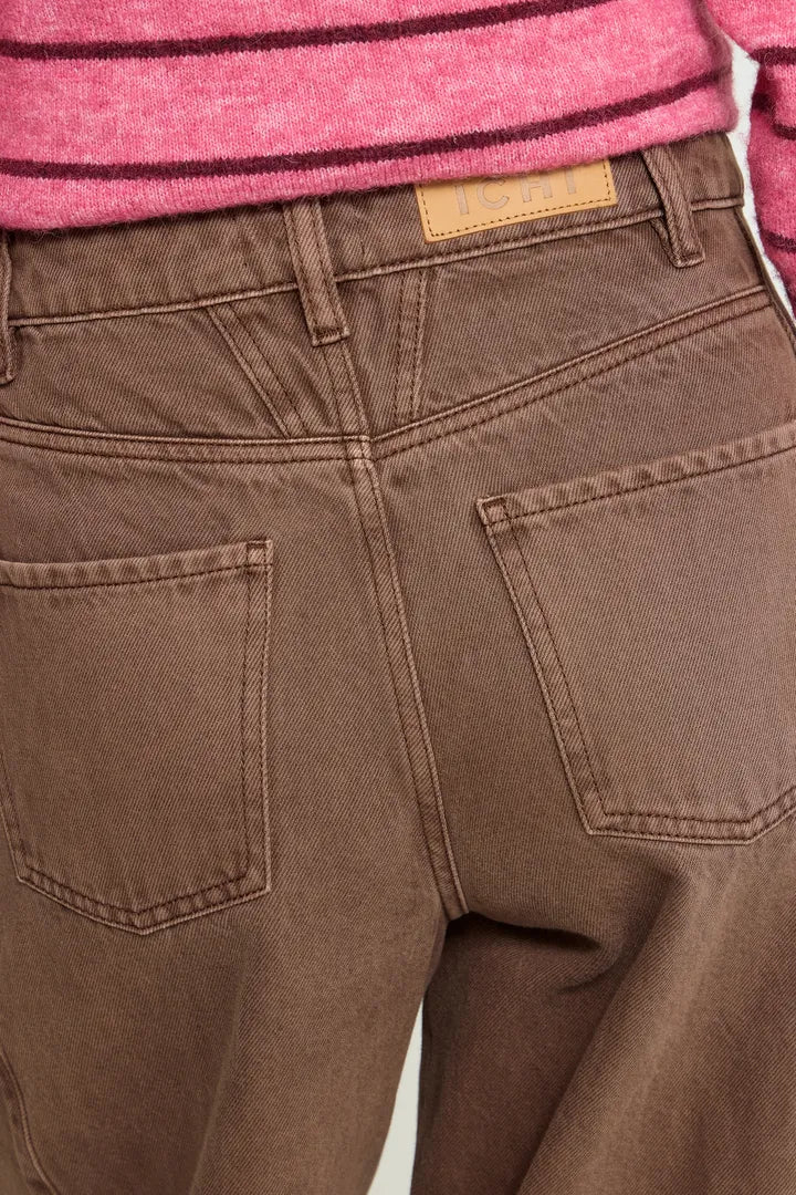 Vaqueros ICHI Blich Brown Washed - detalle