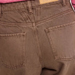 Vaqueros ICHI Blich Brown Washed - detalle