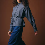 ICHI Fabunni Grey Check vista oficial 6