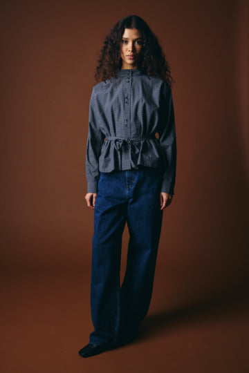 ICHI Fabunni Grey Check vista oficial 8