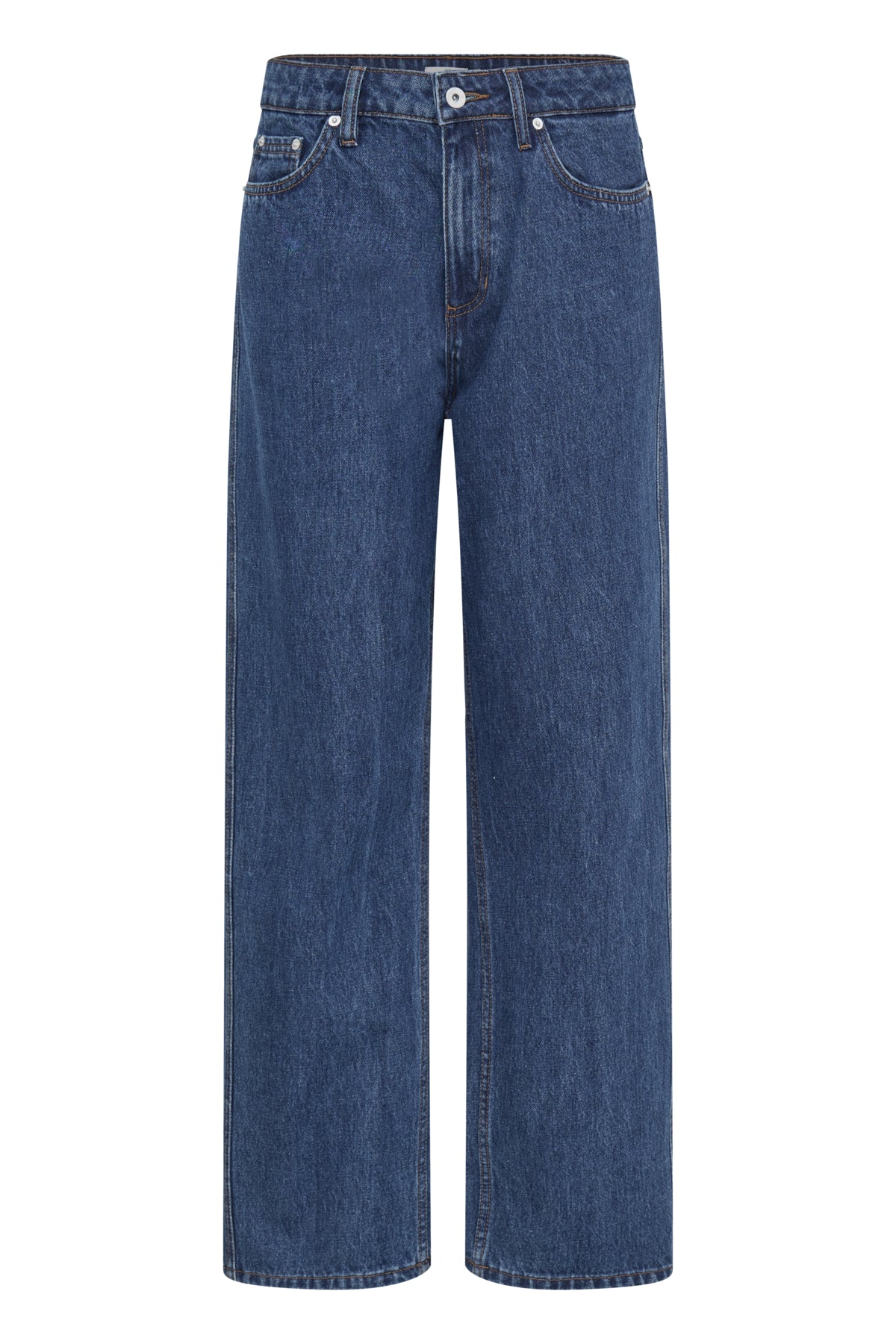 Vaqueros ICHI Julia Washed Dark Blue, vista frontal