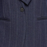ICHI Kate Pinelle Dark Blue Jacquard Stripe vista oficial 1
