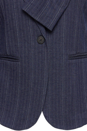 ICHI Kate Pinelle Dark Blue Jacquard Stripe vista oficial 1