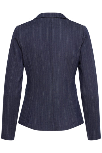 ICHI Kate Pinelle Dark Blue Jacquard Stripe vista oficial 2