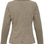 ICHI Kate Woolley Brown Check vista oficial 7