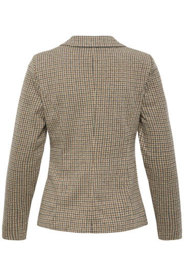 ICHI Kate Woolley Brown Check vista oficial 7
