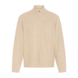 ICHI Ducie Oatmeal Melange Cardigan