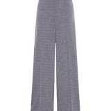 Pantalones ICHI Kate Jacquard Patriot Blue Herringbone