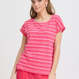 T-shirt ICHI Ihyulietta Wild Orchid Rosa Silvestre