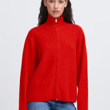 Cardigan ICHI Ducie Fiery Red