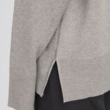 ICHI Ballia Grau Melange Pullover