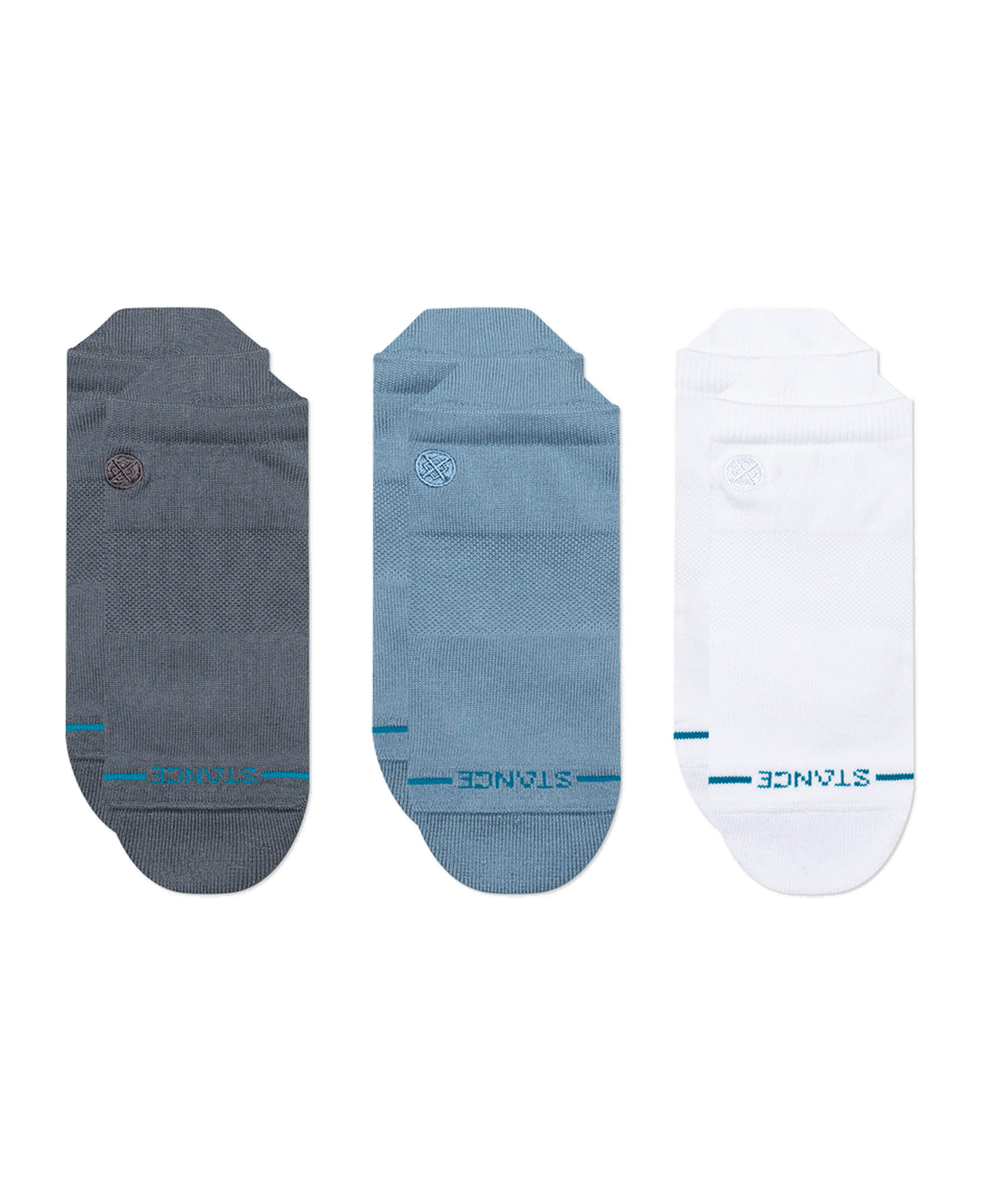 Pack de 3 calcetines STANCE Icon Low Tab Turbulence, vista principal